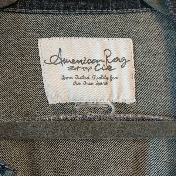 American Rag cropped denim jacket - Picture 3 of 4